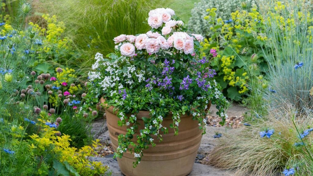 this image shows How to Care for Potted Flowers